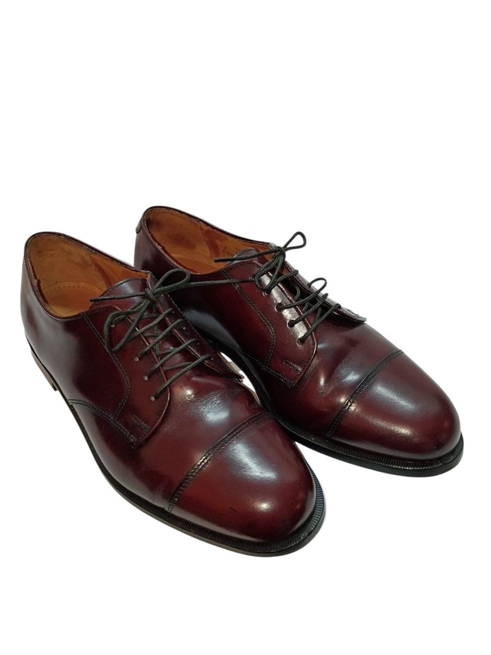 VTG Cole Haan Oxford Shoes Men 9D Oxblood Leather Cap Toe Dress Made In The USA